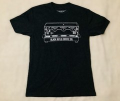 Black Rifle Coffee Co Espresso Shot Machine Graphic T Shirt Size Medium