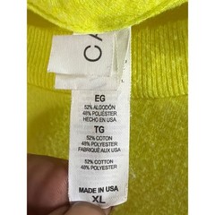 Ernie Ball Regular Slinky T-Shirt Mens XL Neon Yellow Graphic Tee USA