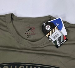 Rothco Roughnecks Afghanistan 2018 B Co 3rd Bn T-Shirt US Military Large Brown