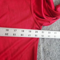 HEB Texas Proud Shirt Men’s Large Red Threads Uniform Long Sleeve Performance
