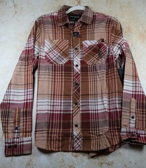 Fox Turnouts Utility Stretch Flannel Shirt (Multi, Small) BNWT RRP £64.99