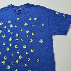VTG 90s Dan Gilbert Fireflies Glow In The Dark AOP Men’s Blue T-Shirt Size Large