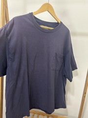 VTG Gradient Sun Faded Worn Boxy Oversized Pocket WIP Work T-Shirt 3XL