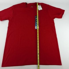 Gold Toe AquaFx Fitness Mens T-Shirt Pocket M Independence Red PreShrunk Cotton
