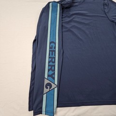 Gerry Blue Long Sleeve Polyester Spandex Performance T-Shirt Men’s 2XL