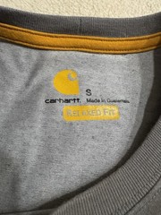 Carhartt Force Relaxed Fit Pocket T-Shirt Gray Men’s Small S Workwear Logo