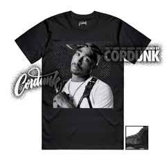 Foamposite Carbon Fiber Black Dark Smoke Grey T Shirt Match TP