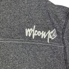 Volcom Men’s XL Encore Marled Thermal Long Sleeve Crew Neck T-Shirt Gray Cotton