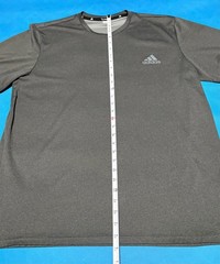Men’s Adidas Climate – Casual Short Sleeve Shirt – Grey – XL – 100% Poly