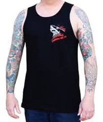 Lowbrow Art Bloody Skeleton Surfer Custom Adi Tattoo Tank Top S-M-L-XL-2XL NWT