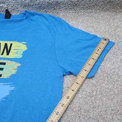 District San Diego California Surf Graphic T-Shirt Blue Size M