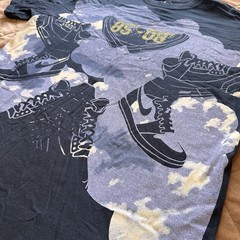 JORDAN BRAND Retro 85-08 Sneaker Graphic T-Shirt Mens XL Black Air Jordan 1