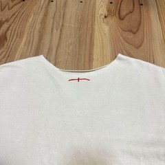 Two Moon Skipper Neck V-Neck Short Sleeve Sweatshirt Beige M 40/42