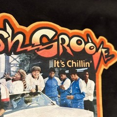 Krush Groove Movie It’s Chillin Shirt Men XL Black Short Sleeve Retro NWOT Rap