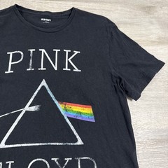Pink Floyd Shirt Dark Side Of The Moon Prism Logo Men’s Black Large Tee