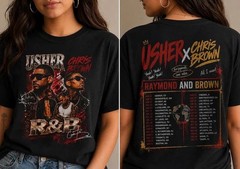 Usher Chris Brown R&B Tour 2026 Unisex T-Shirt
