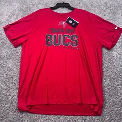 Tampa Bay Buccaneers Nike T-Shirt Mens Dri-FIT Graphic Red 3XL NEW