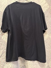 Nike Air Jordan Mens T-Shirt XL Black Gold Jumpman Gold Logo Short Sleeve Tee