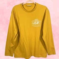 H&M John Boyega Shirt Mens Medium Orange Sustainable Cotton Long Sleeve