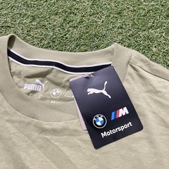 Mens Puma BMW MMS ESS Logo T-Shirt M3 Motorsport M6 Green Large L NWT Tee