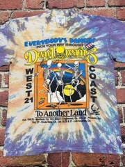 ONLINE CERAMICS Grateful Dead T Shirt Dead Dreams West Coast Men’s Medium TieDye
