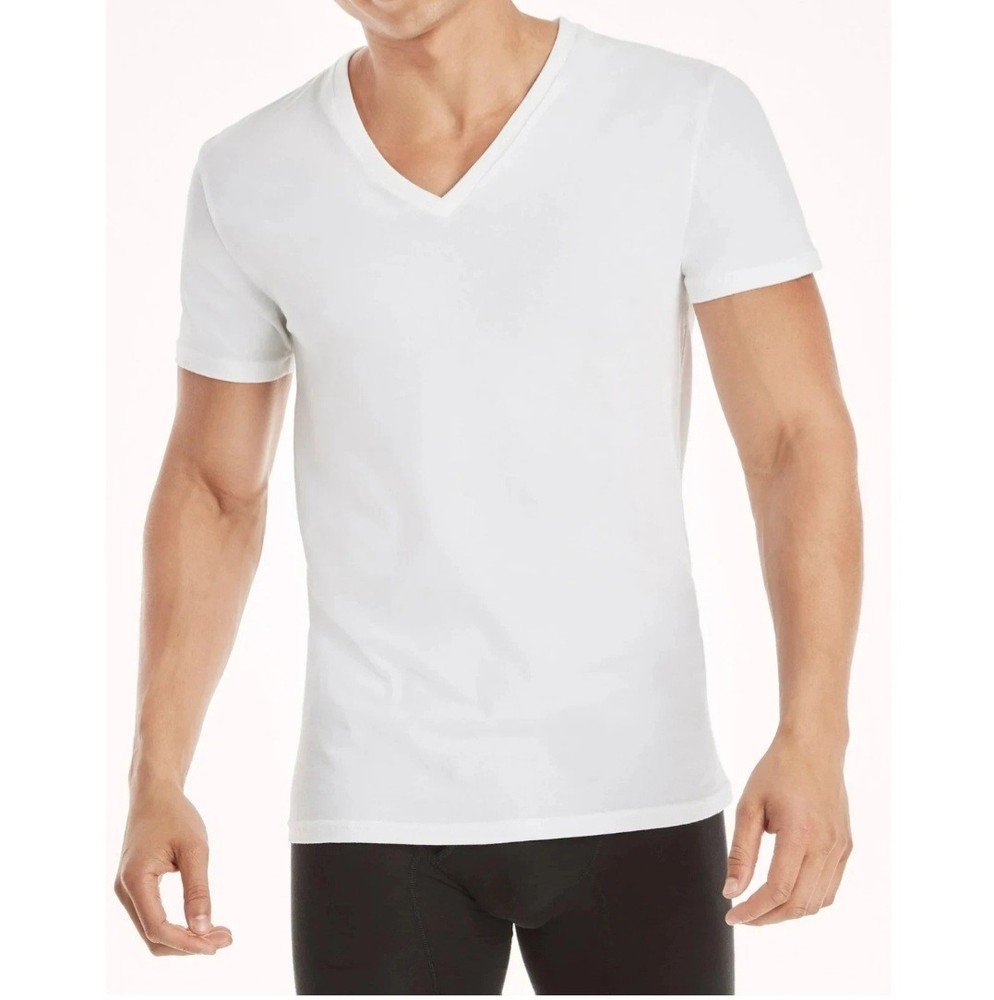 Hanes Ultimate Tagless T-shirt 2XL Super Soft Modal Cotton Spandex Undershirt