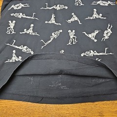 Fashion Victim Skeletons XL T-Shirt Vtg Single Stitch Made In Usa Glows IN Dark