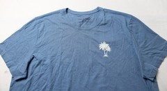 Life is Good Men’s Beachy Palms Crusher Tee MS7 Vintage Blue Size 3XL NWT