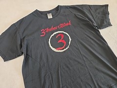 3 Inches Of Blood Vtg Y2K Band T-Shirt Mens Sz XL Black Concert Music Metal