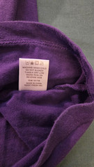 TEDDY FRESH Always Late PURPLE T Shirt XL Long sleeve Lots of Graphics COOL