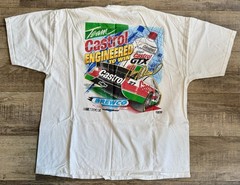Vintage Nascar Shirt Chase Casey Atwood Castrol GTX Racing Tee Size XL