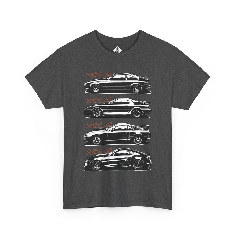 Toyota Supra Legacy Tee | Classic to Modern JDM Evolution Shirt