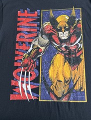 Marvel Wolverine Men’s Short Sleeve Panel Bust Black Graphic T-Shirt M ( 38-40)