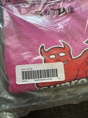 Supreme Toy Machine Devil Cat Tee Pink Fuchsia Size XL 100% Authentic SS24