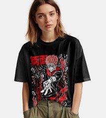 Jujutsu Kaisen Shirt Sukuna T-Shirt Gojo Itadori Megumi Top JJK Anime Unisex Tee