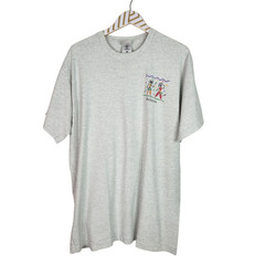Vtg Bahamas Shirt Mens XL Gray Single Stitch Fruit of the Loom Reggae Rasta 90s