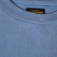 Vintage 90s Colorblock T-shirt Mens Medium Tri-Color Retro Crew Neck Tee Unisex
