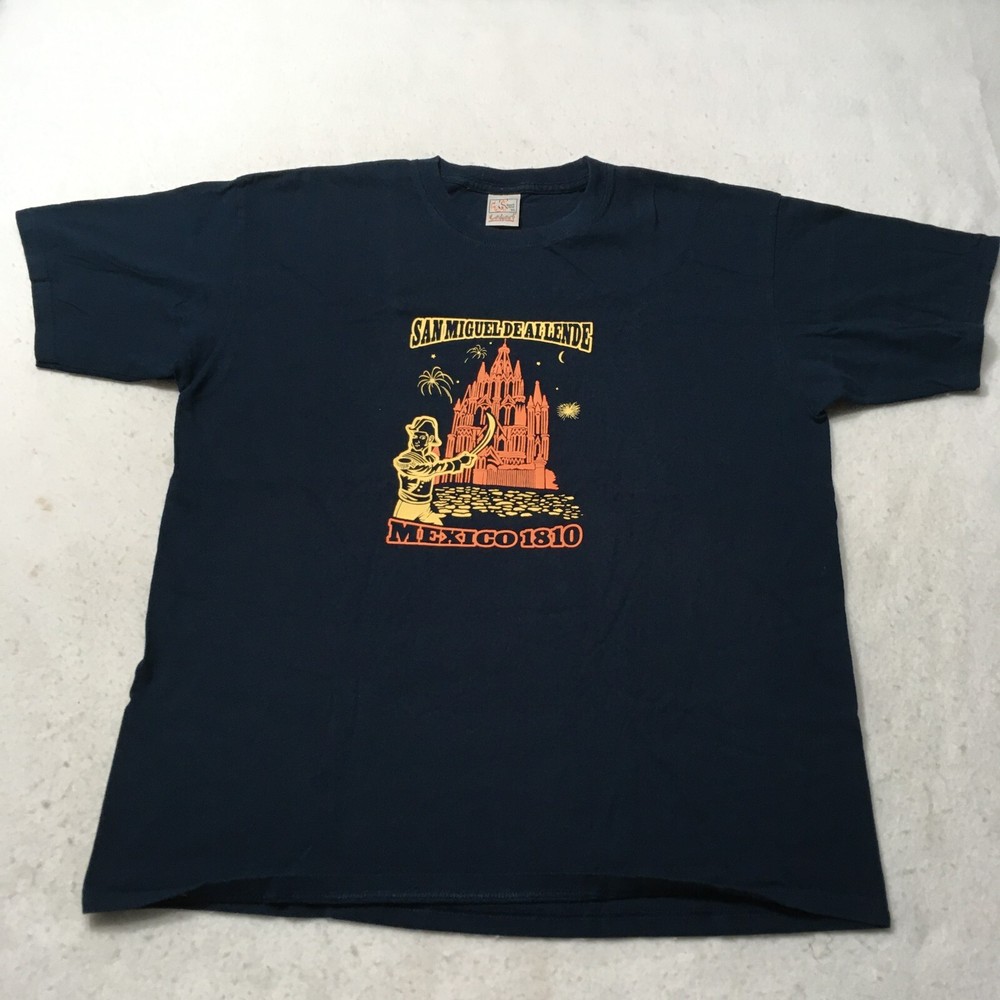 San Miguel, Mexico – Graphic T-shirt Size XL – beach ware 1810 indepence
