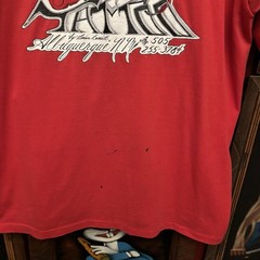 Vintage 90s Tattoo Shop Fine Line Route 66 Albuquerque NM Distressed T-Shirt XL