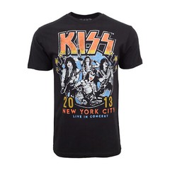 KISS NEW YORK CITY LIVE IN CONCERT T SHIRT OFFICIAL ITEM BLACK