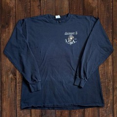 Men’s Long Sleeve Black Us Marine Corps Semper Fi Bulldog, Graphic T-Shirt