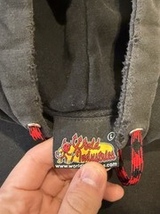 Rare Vintage World Industries Flameboy Straight Edge Punk Skateboarding Hoodie L