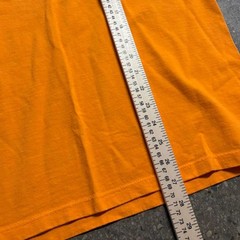 Y2K 2000s Nike Box Logo Orange Graphic T-Shirt