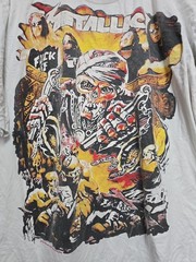 Metallica Don’t Tread On Me Boot AOP Double Sided T-Shirt Metal Band Sz XL