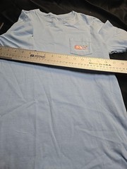 Vineyard Vines Kid M 12/14 Pocket Crew Tee T-Shirt “LOBSTER TOSS WHALE FILL”