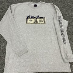 Vintage Phat Farm Mens XL Long Sleeve Graphic Shirt Money Hip Hop Streetwear Y2K