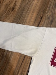 Vintage 90s Arizona License Plate Single Stitch White Long Sleeve Shirt Large