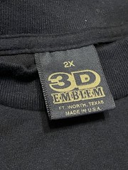 Vintage 3D Emblem Mens 2X Black 1993 Hangin Tough Easyriders 90s Key West FL NOS
