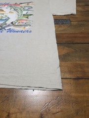Vintage The Wild Side Shirt L Fish Collage Wild Outdoors Natural Wonders 90s