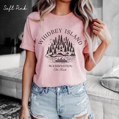 Whidbey Island Shirt Travel Gift for Washington Trip Lovers Souvenir Tee